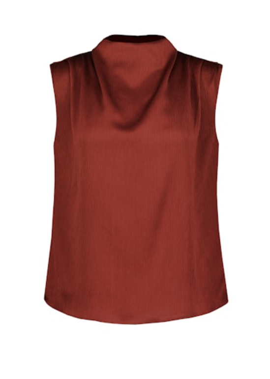 Bishop + Young Beckette Micro Plisse Top - Sienna - Gabrielle's Biloxi