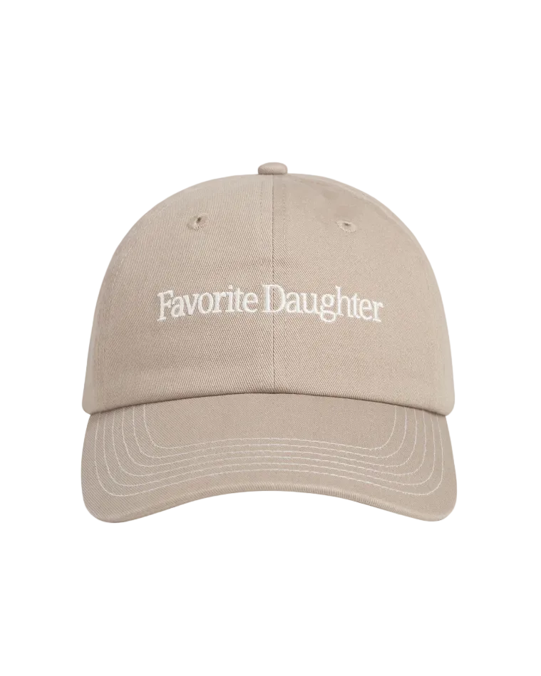 Favorite Daughter Classic Logo Baseball Hat - Taupe - Gabrielle's Biloxi