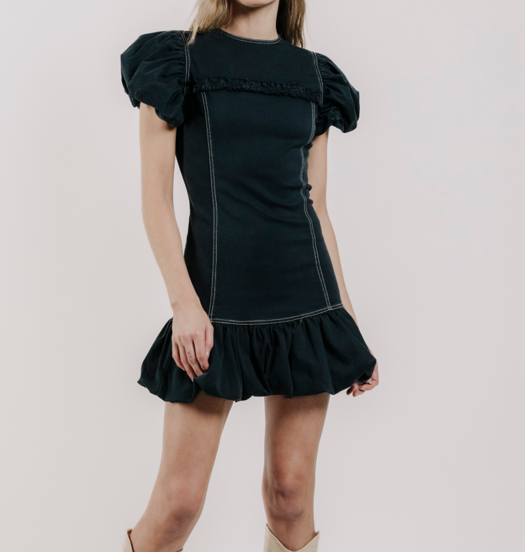 Love the Label Adele Mini Dress - Pagent Blue - Gabrielle's Biloxi
