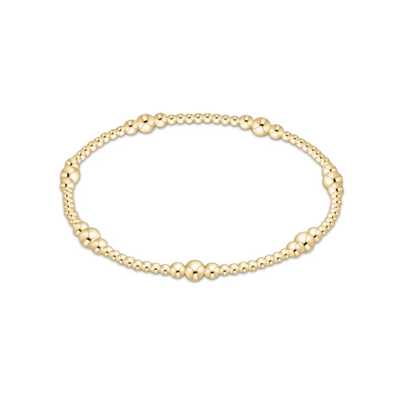 ENewton Purpose Gold 4mm Bead Bracelet - Gabrielle's Biloxi