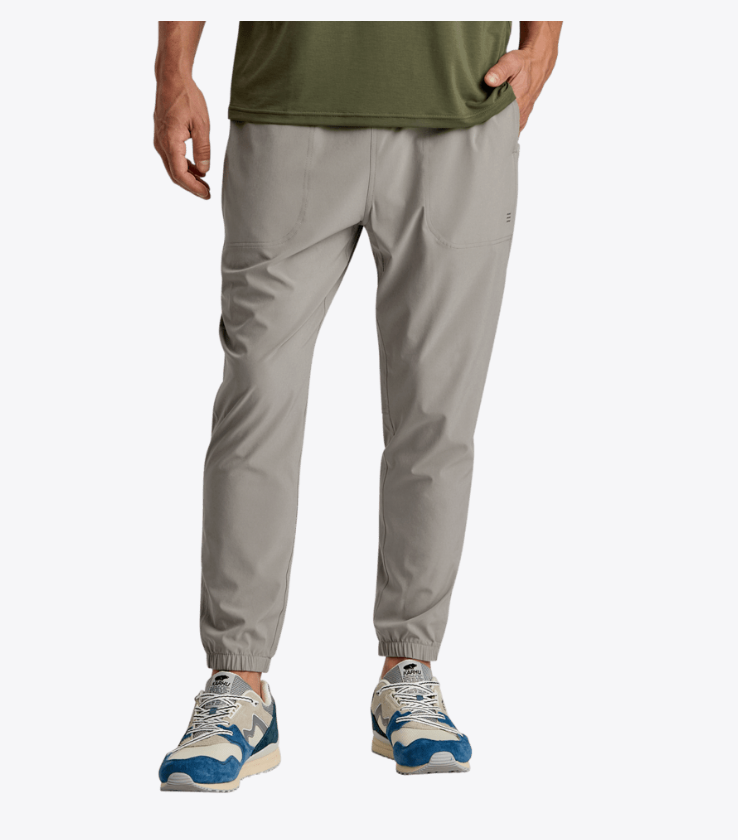 Free Fly Men's Active Breeze Jogger - Cement - Gabrielle's Biloxi