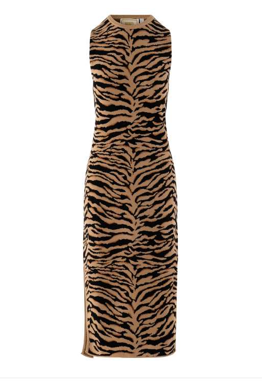Emily McCarthy Simone Sweater Dress - Tiger - Gabrielle's Biloxi
