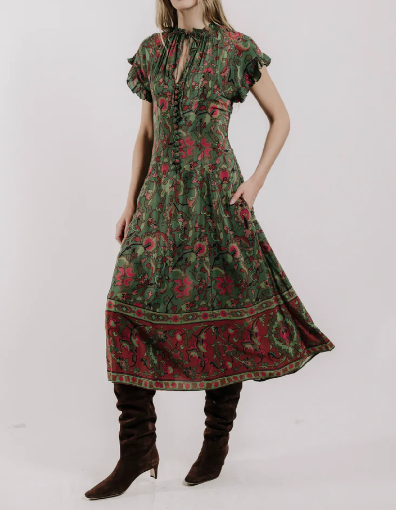 Love the Label Florentine Dress - Helena Print - Gabrielle's Biloxi