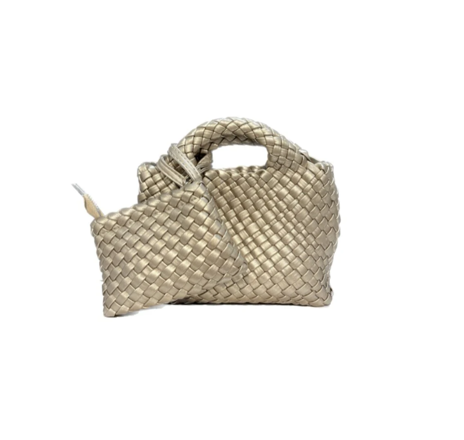 Maggie Mini Tote - Gold - Gabrielle's Biloxi