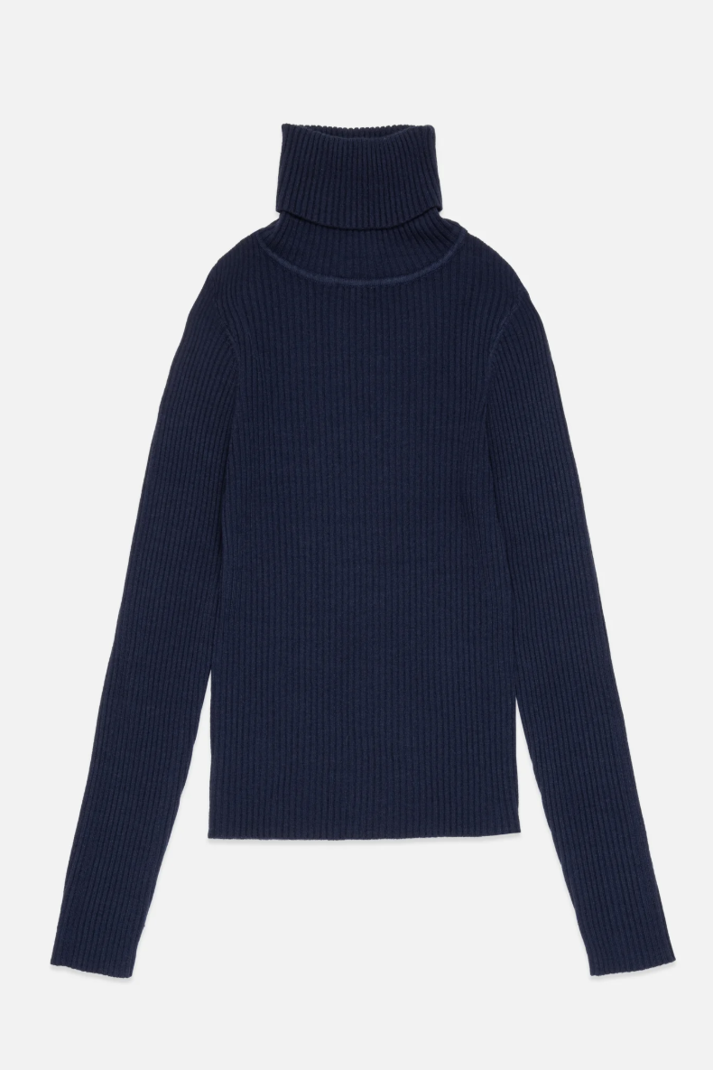 Deluc Mylo Turtleneck Sweater - Navy - Gabrielle's Biloxi