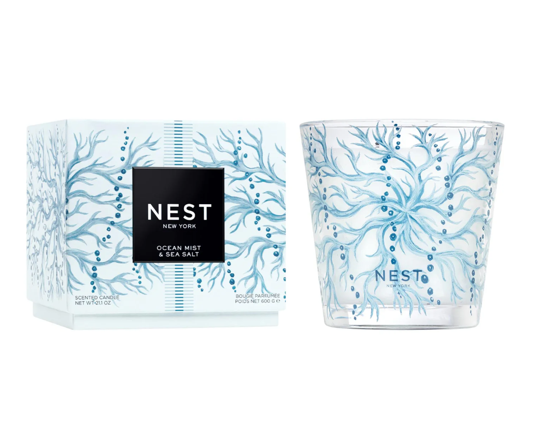 Nest Decorative Candle - Ocean Mist & Sea Salt - Gabrielle's Biloxi
