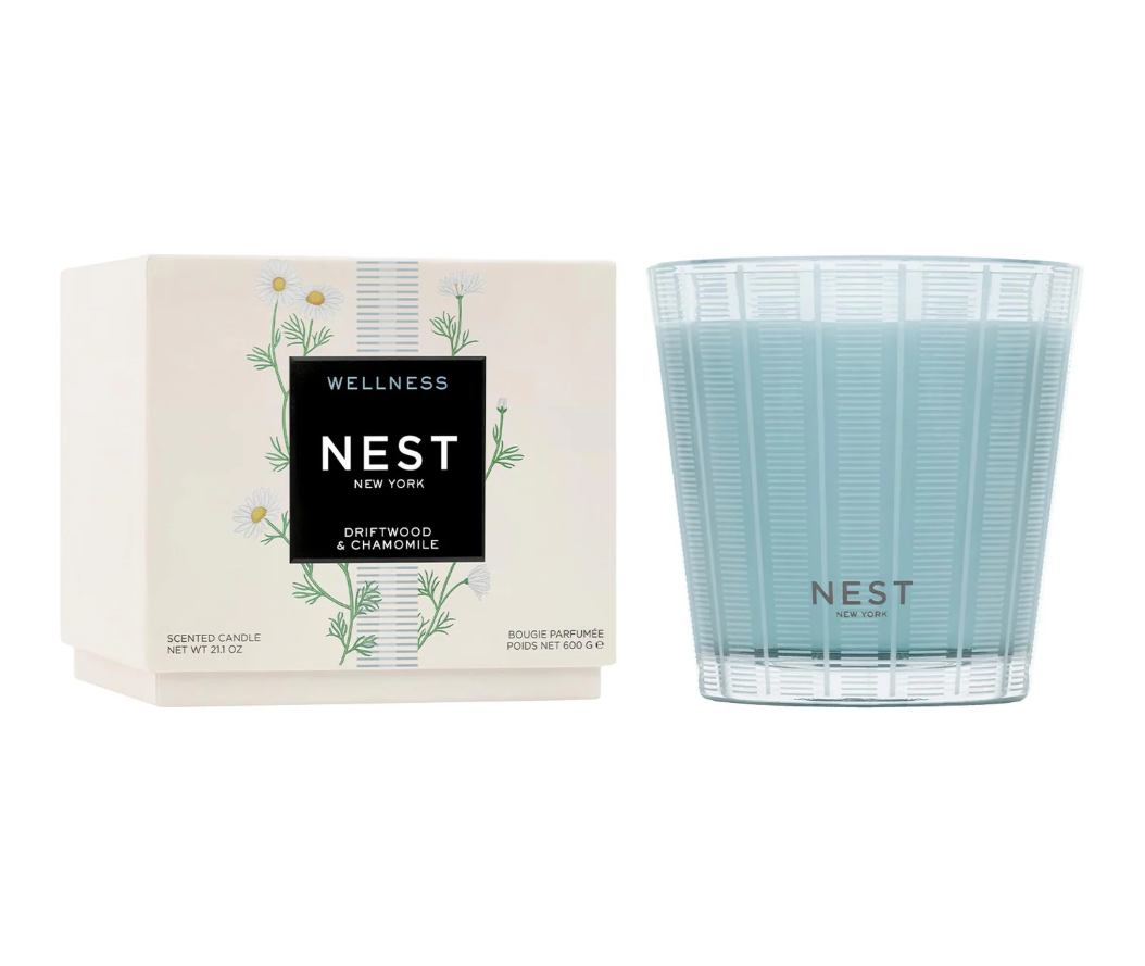 NEST 3-Wick Candle 21.1oz - Driftwood & Chamomile - Gabrielle's Biloxi