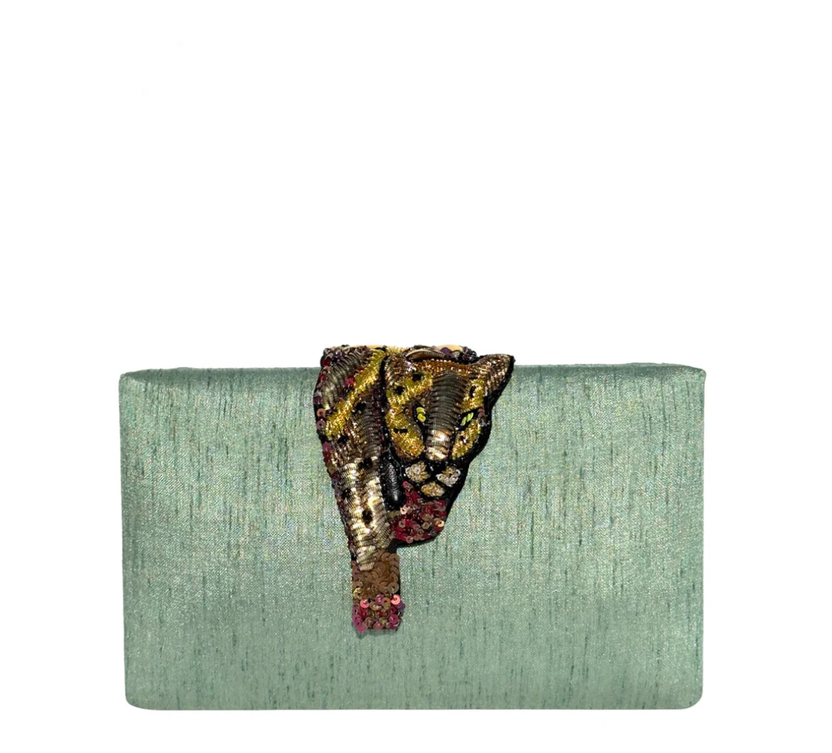 Simitri Sage Raaka Clutch - Gabrielle's Biloxi