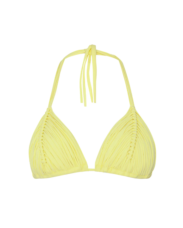 PQ Swim Isla Triangle Top - Buttercup - Gabrielle's Biloxi
