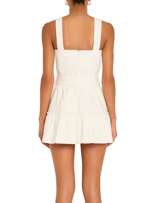 Amanda Uprichard Lena Romper - Ivory - Gabrielle's Biloxi