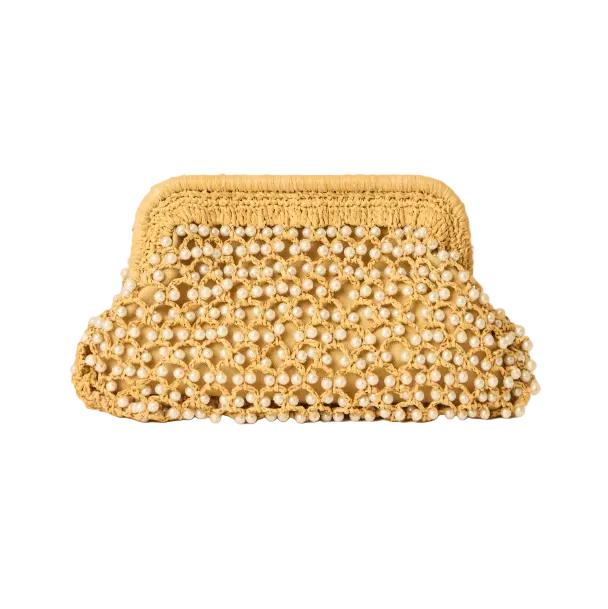 Brandie Clutch - Natural - Gabrielle's Biloxi