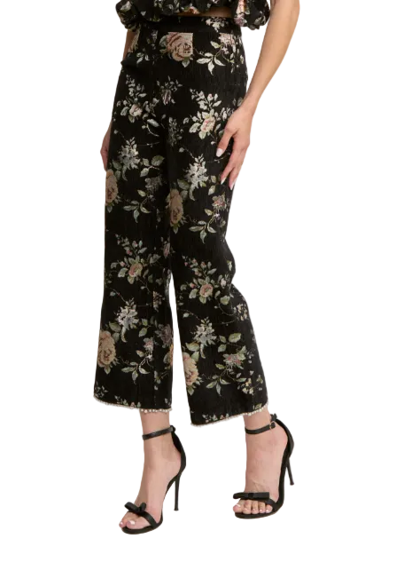 En Saison Jasmine Pant - Black Multi