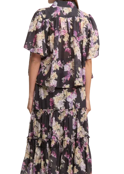 En Saison Katie Top - Black Multi