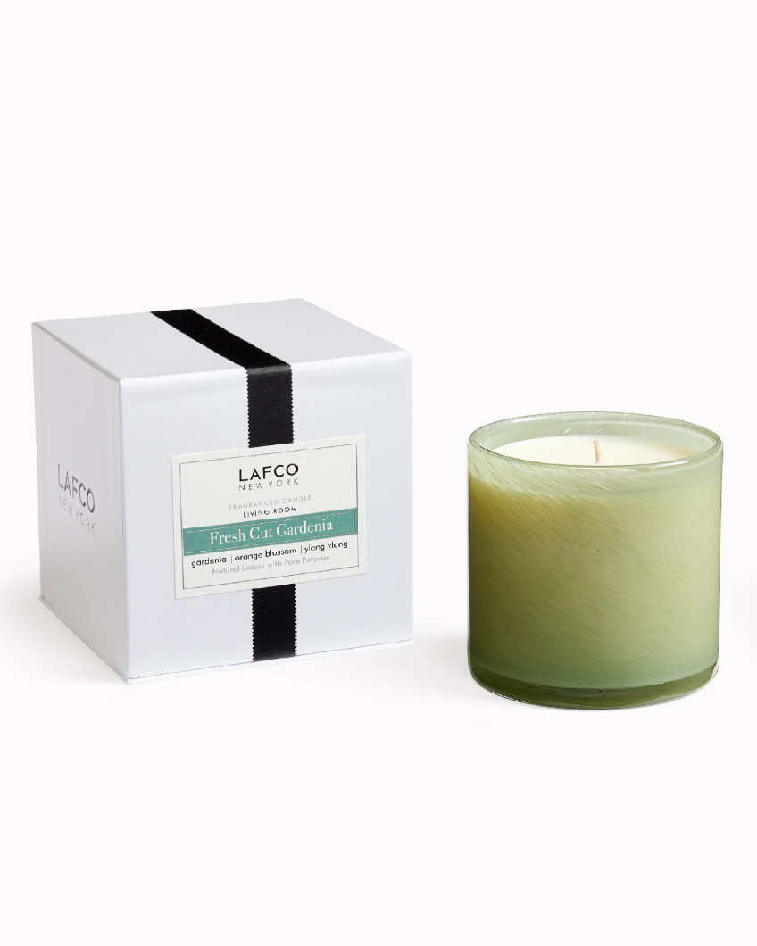 Lafco Fresh Cut Gardenia Signature Candle Living - 15.5oz