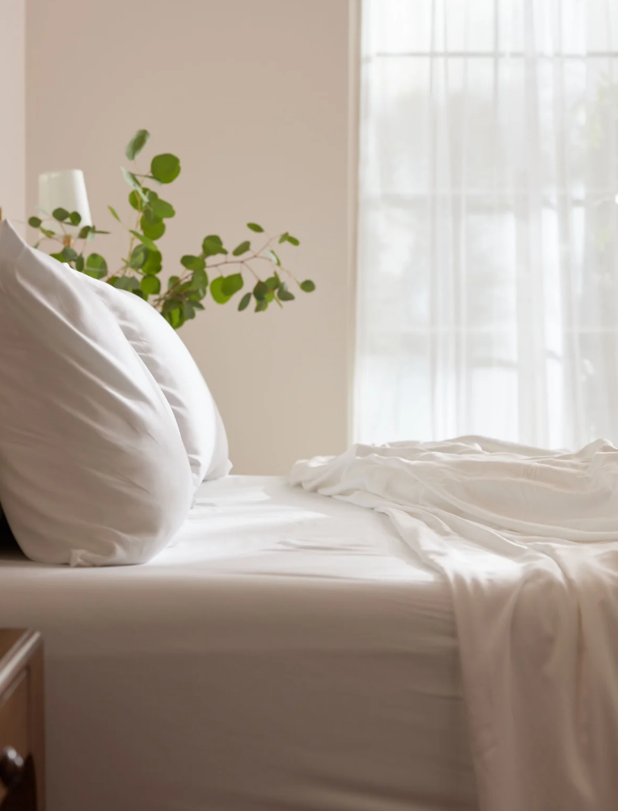 Cozy Earth Bamboo Sheet Set - White