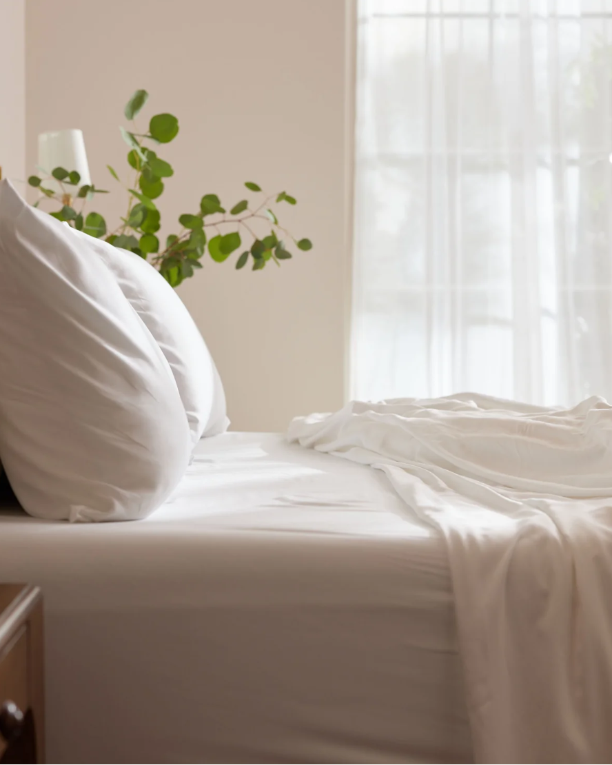 Cozy Earth Bamboo Sheet Set - White