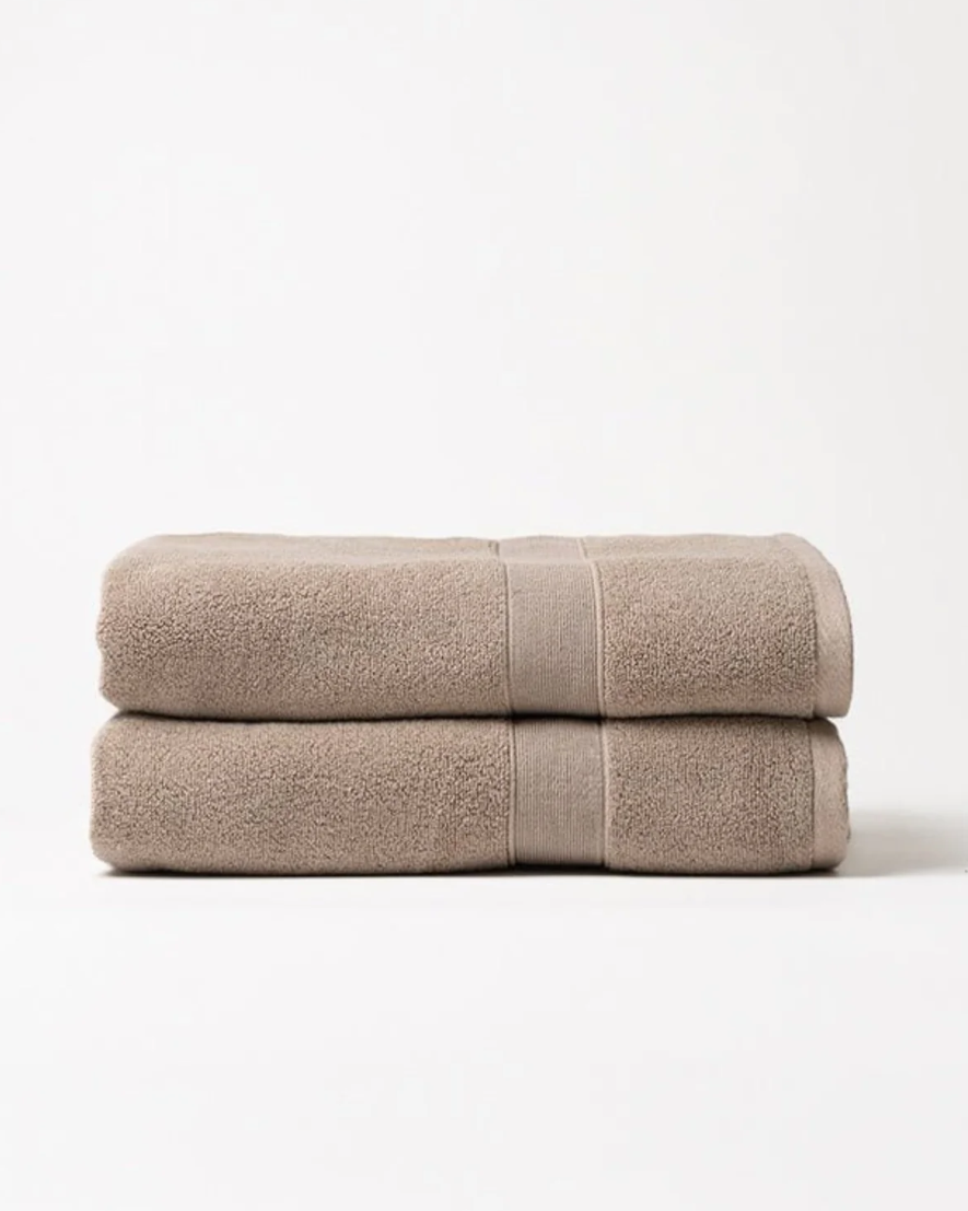 Cozy Earth Luxe Bath Towels - Sand