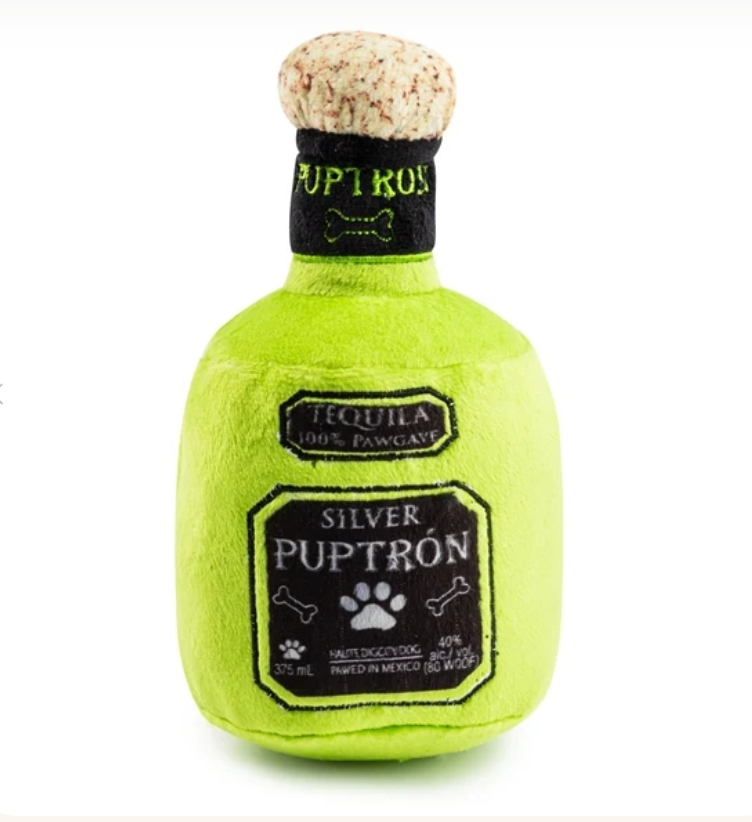 Puptron Tequila Squeaky Plush Dog Toy