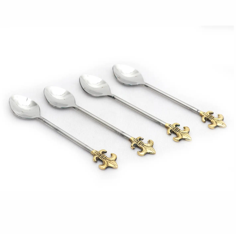 Fleur De Lis Spoon Set of 4