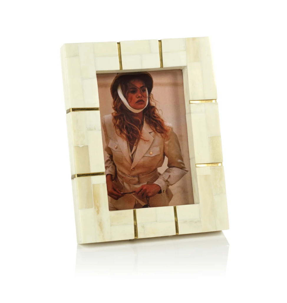 St. Ives Bone Inlaid Photo Frame - 5x7