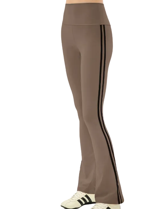 Splits59 Raquel High Waist Supplex Flare 32 - Lentil/Black - Gabrielle's Biloxi