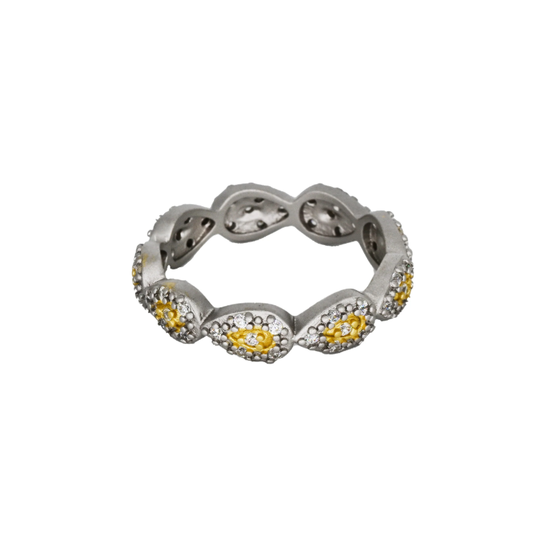 Freida Rothman Marquise Eternity Band Ring - Size 7 - Gabrielle's Biloxi