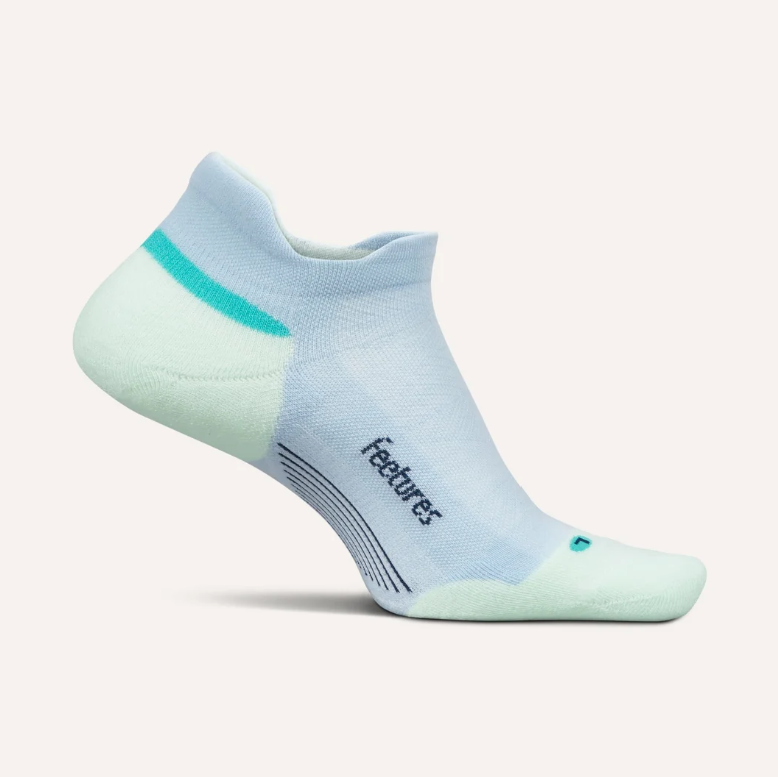 Feetures Elite Light Cushion Tab Glacier Mist - Size Medium