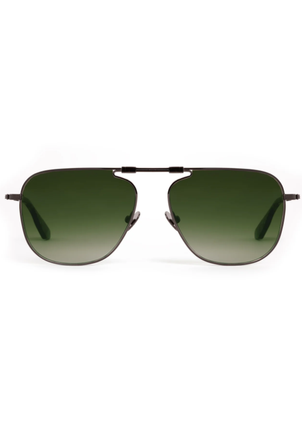 KREWE Zander Fold | Gunmetal + Hemlock Tortoise
