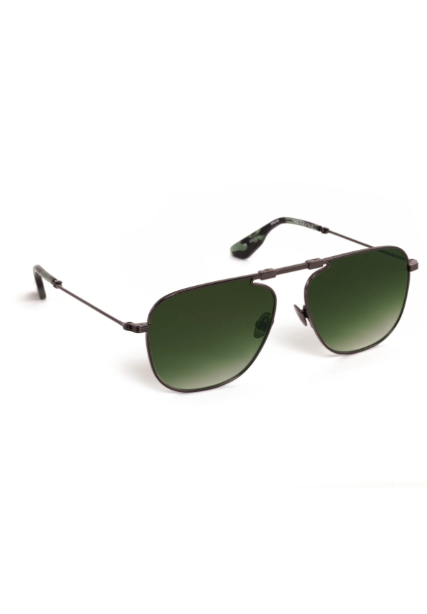KREWE Zander Fold | Gunmetal + Hemlock Tortoise