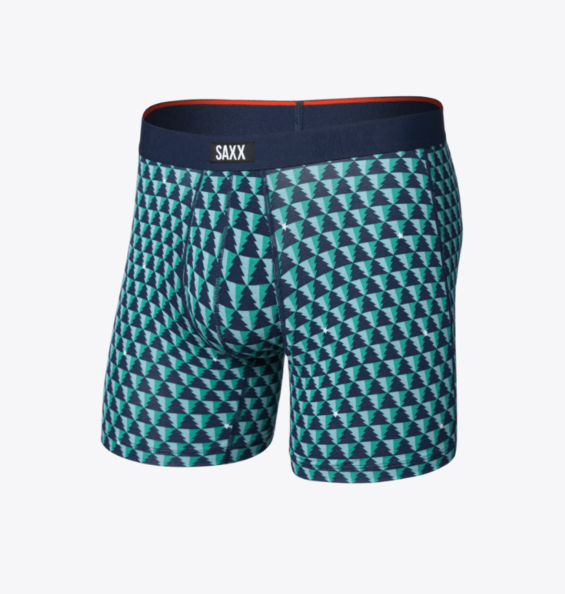 Saxx Vibe Xtra Soft Comfort Boxer Brief Fly - Tree Farm - Ivy Green - Gabrielle's Biloxi