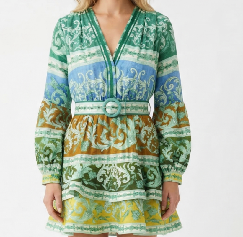 Anna Cate Salem Dress - Aqua Tier - Gabrielle's Biloxi