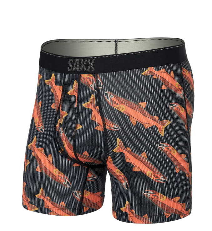 Saxx Quest QDM Boxer Brief Fly - Coho-Black - Gabrielle's Biloxi