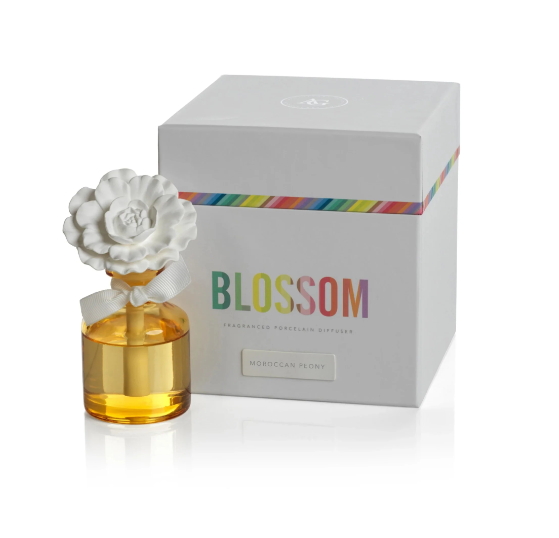 Blossom Porcelain Diffuser - Moroccan Peony - Gabrielle's Biloxi