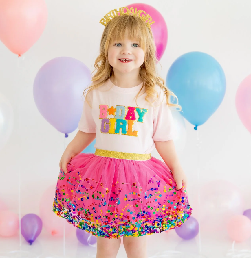 Raspberry Confetti Tutu - Gabrielle's Biloxi