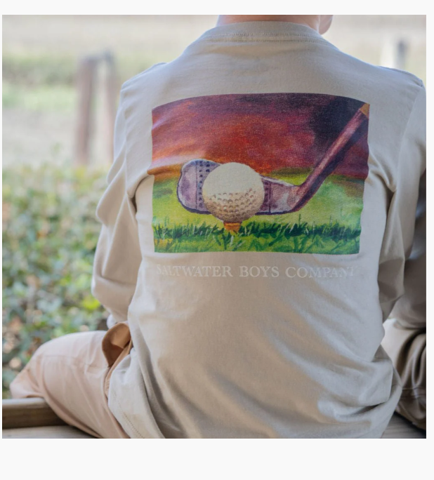Boys Golf Ball Short Sleeve Graphic Tee - Gabrielle's Biloxi