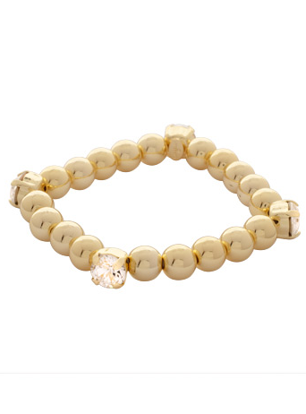 Sorrelli Four Crystal Stretch Bracelet - Crystal - Gabrielle's Biloxi