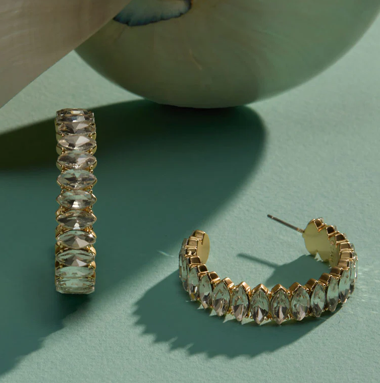 Mignonne Gavigan Tillie Hoops - Gold - Gabrielle's Biloxi