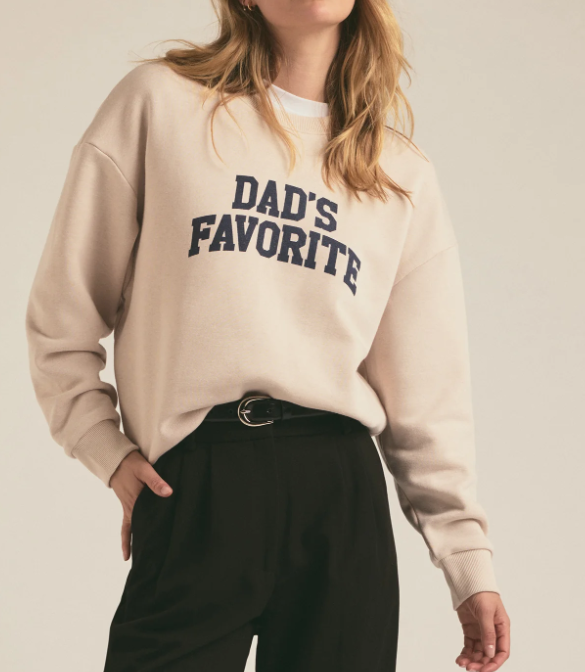 Favorite Daughter Dad's Favorite Sweatshirt - Gabrielle's Biloxi