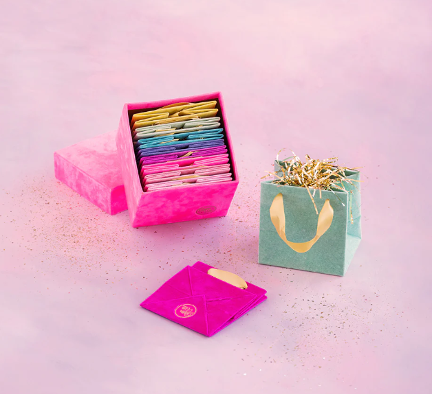Patisserie Flocked Bag - 6" x 6" x 5" - Gabrielle's Biloxi