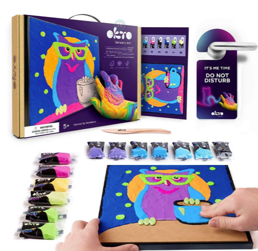 Clay by Number Owl Art Kit - Gabrielle's Biloxi