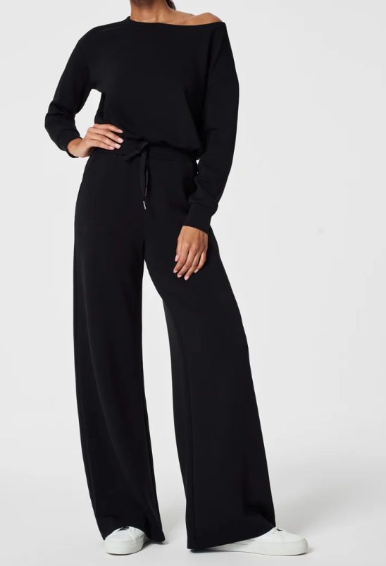 spanx for off the shoulder dress Spanx Airessentials Off Shoulder Jumpsuit