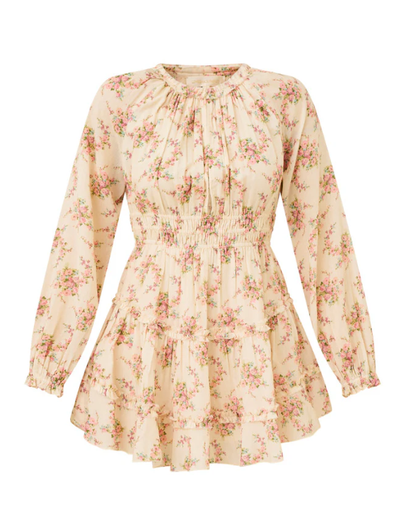 Love Shack Fancy Mellini Dress - Mauve Ballet - Gabrielle's Biloxi