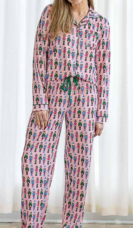 Nutcracker March PJ Set - Light Pink / Multi - Gabrielle's Biloxi
