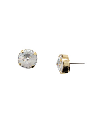 Sorrelli Nadine Stud Earrings - Bright Gold Crystal - Gabrielle's Biloxi