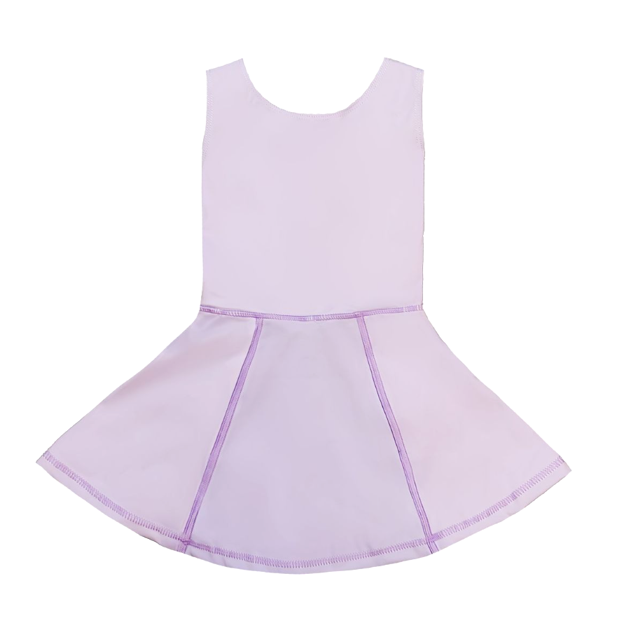 Girls Purple Twist Back Dress - Gabrielle's Biloxi