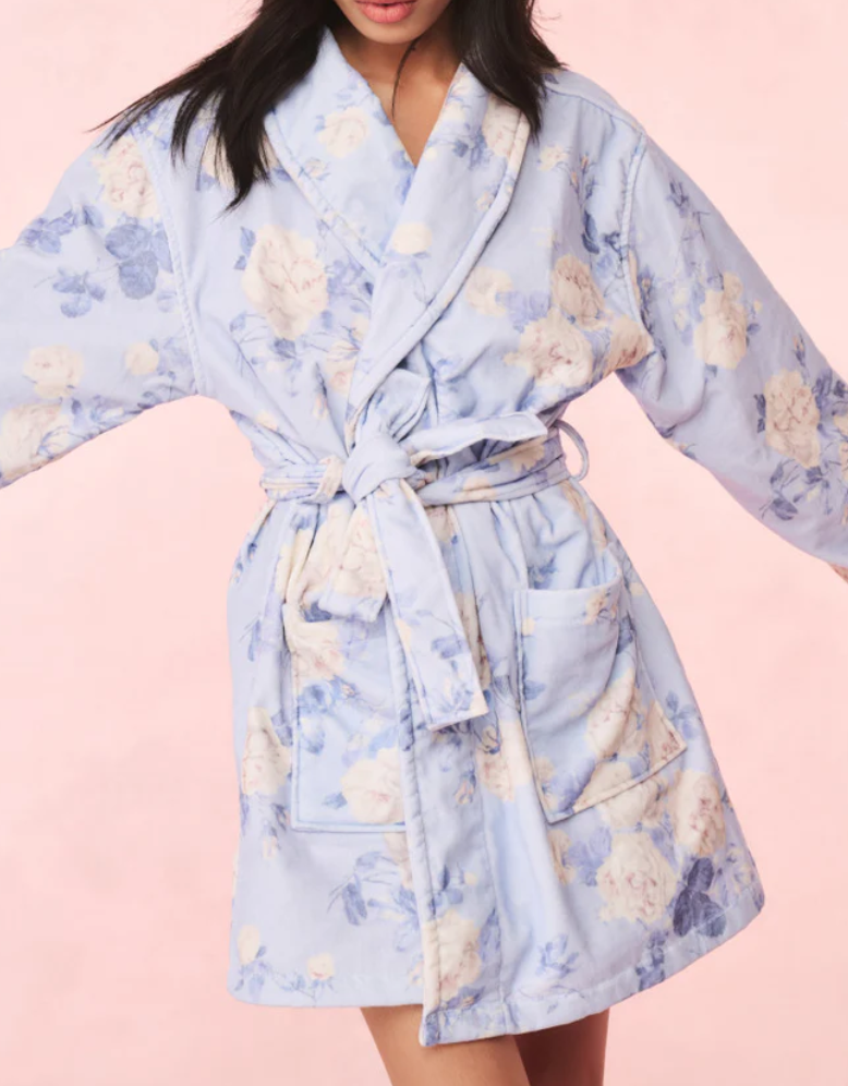 Love Shack Fancy Indie Robe - Whisper Blue - Gabrielle's Biloxi