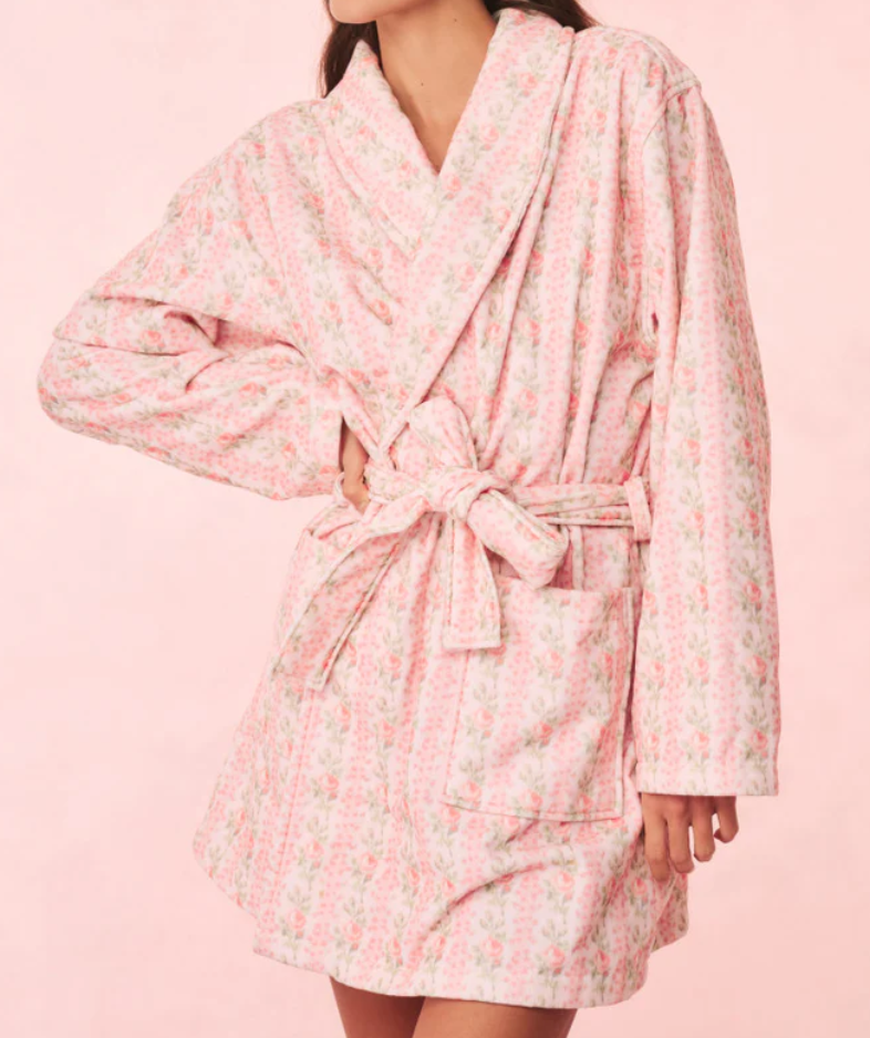 Love Shack Fancy Indie Robe - Strawberry Macaroon - Gabrielle's Biloxi