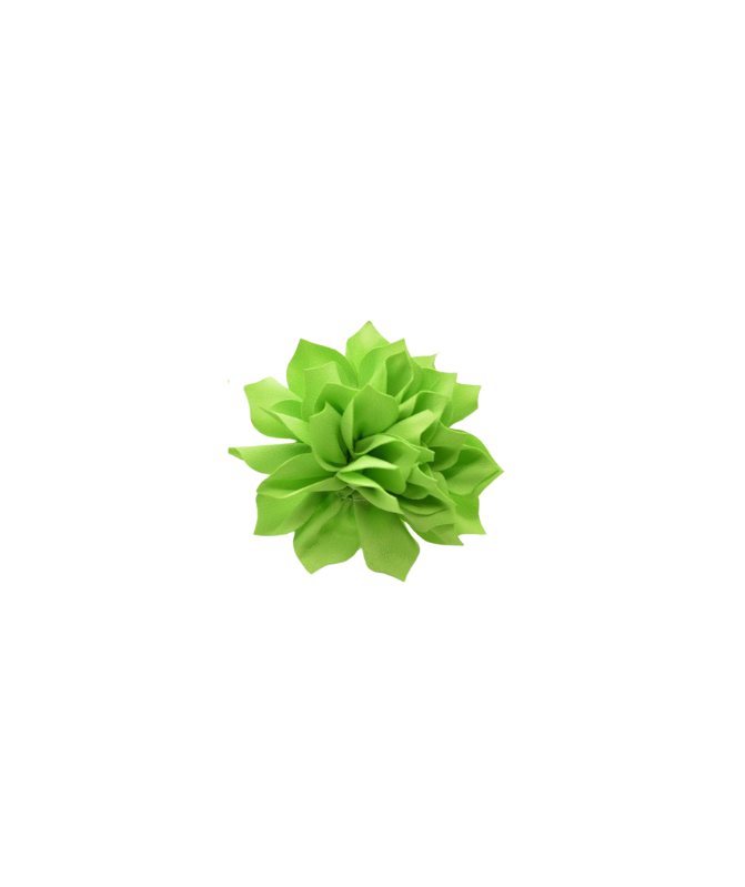 Cruz & Regis Neon Green Fluffy Flower - Gabrielle's Biloxi