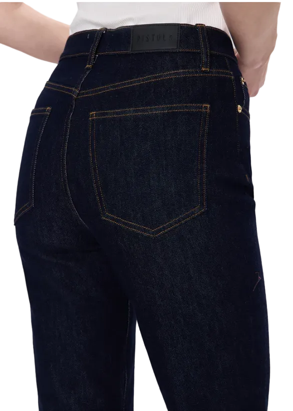 Pistola Bri Ankle High Rise Slim Straight Jean - Nightfall - Gabrielle's Biloxi