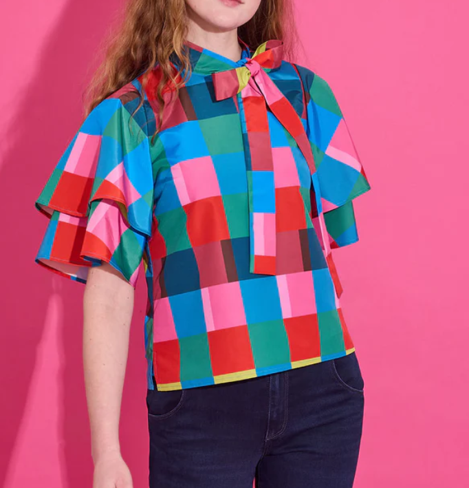 Alden Adair Heddy Top - Holiday Check - Gabrielle's Biloxi